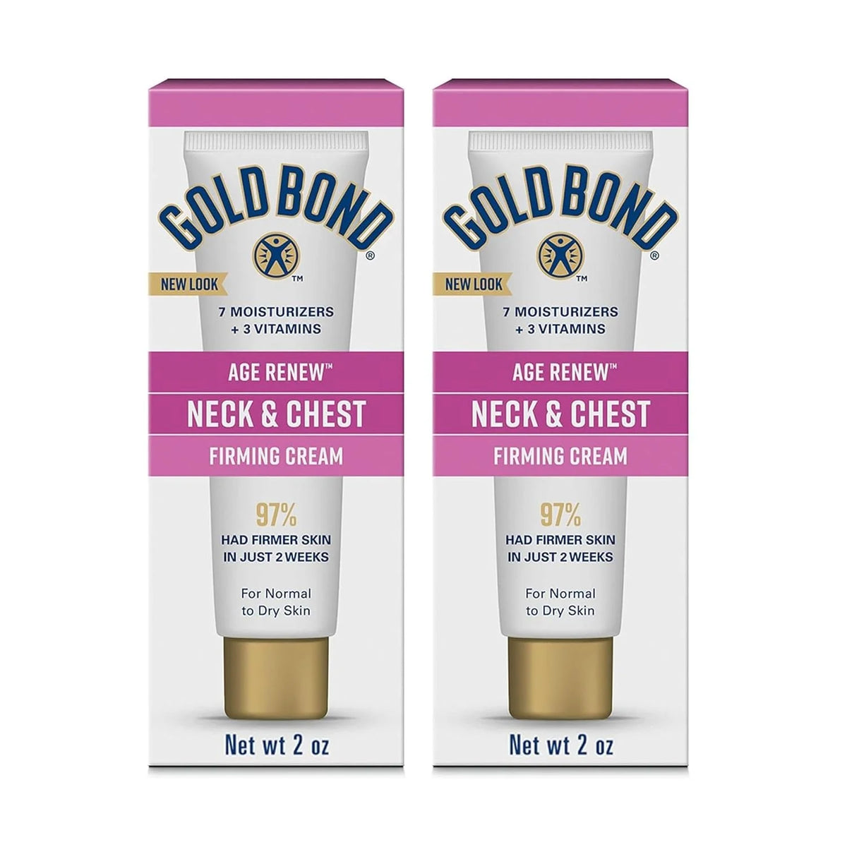 Gold Bond Ultimate Firming Neck & Chest Cream - 2 Oz (pack of 2)