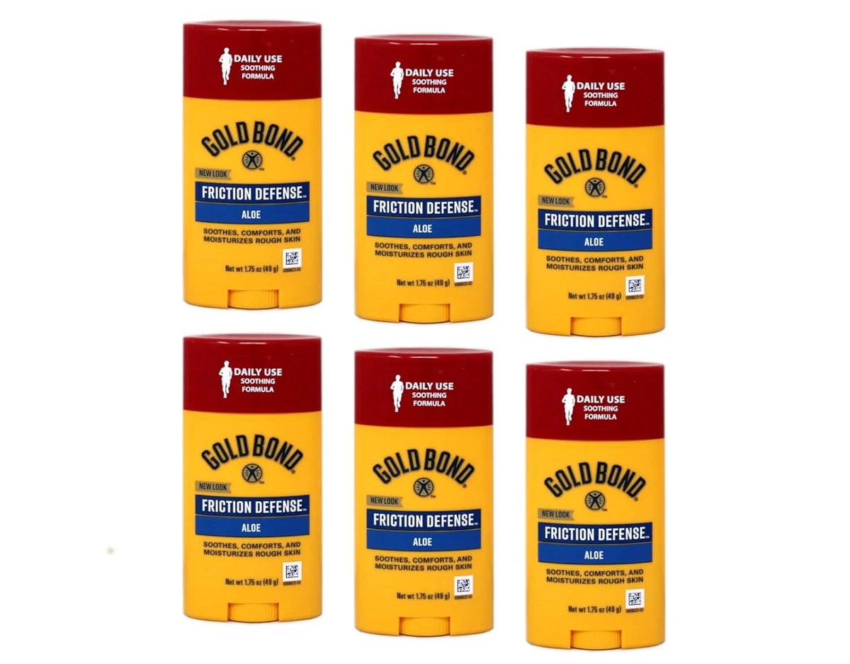 Gold Bond Chafing Defense Anti-Friction Formula, Unscented 1.75 oz (49.6 g)(Pack of 6)