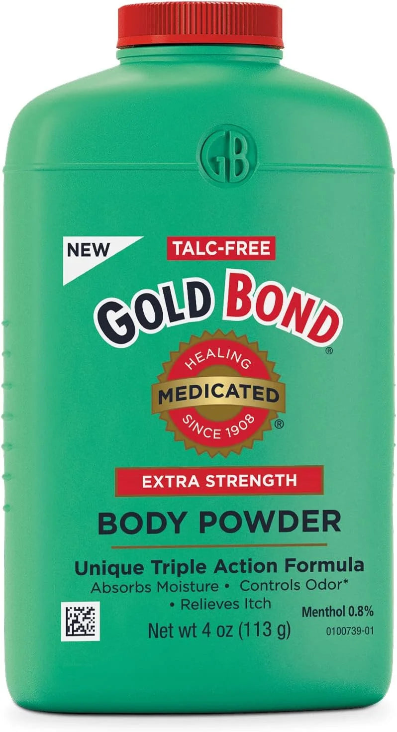 Gold Bond Extra Strength Medicated Body Powder 4 oz., Cooling, Absorbing & Itch Relief