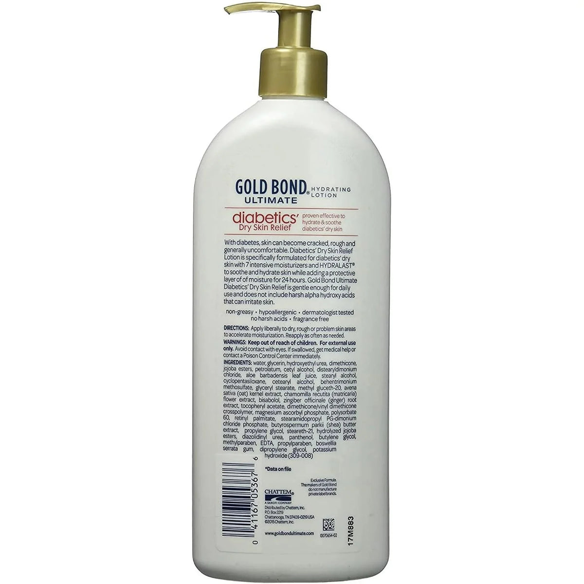 Gold Bond Ultimate Hydrating Lotion, Diabetics Dry Skin Relief 18 oz