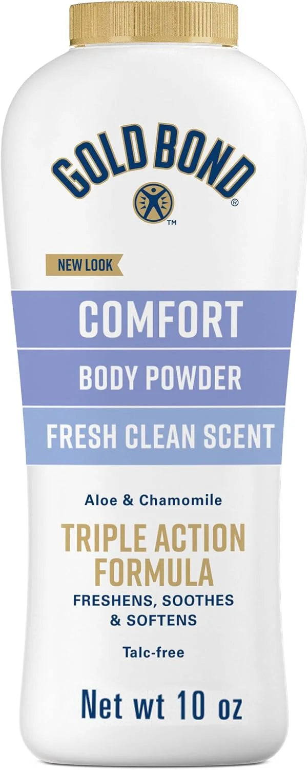Gold Bond Comfort Body Powder, Talc-Free, Fresh Clean Scent, 10 oz