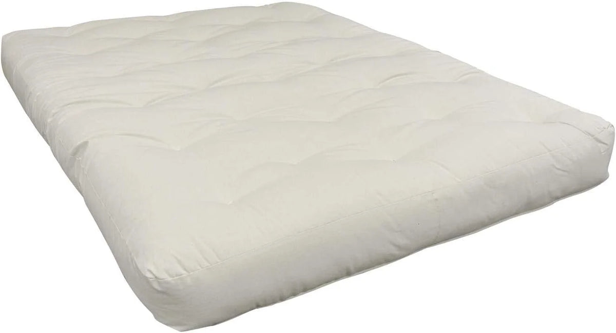Gold Bond 8" Wool Wrap #613 Natural Futon Mattress/Natural/Cotton Natural/Cotton