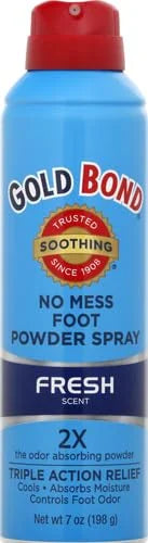 Gold Bond No Mess Foot Powder Spray 7 oz., Fresh Scent
