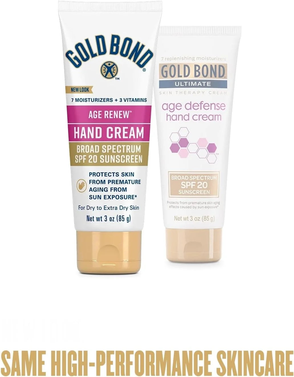 Gold Bond Ultimate Age Defense Hand Cream 3 oz., with Broad Spectrum SPF 20 Sunscreen