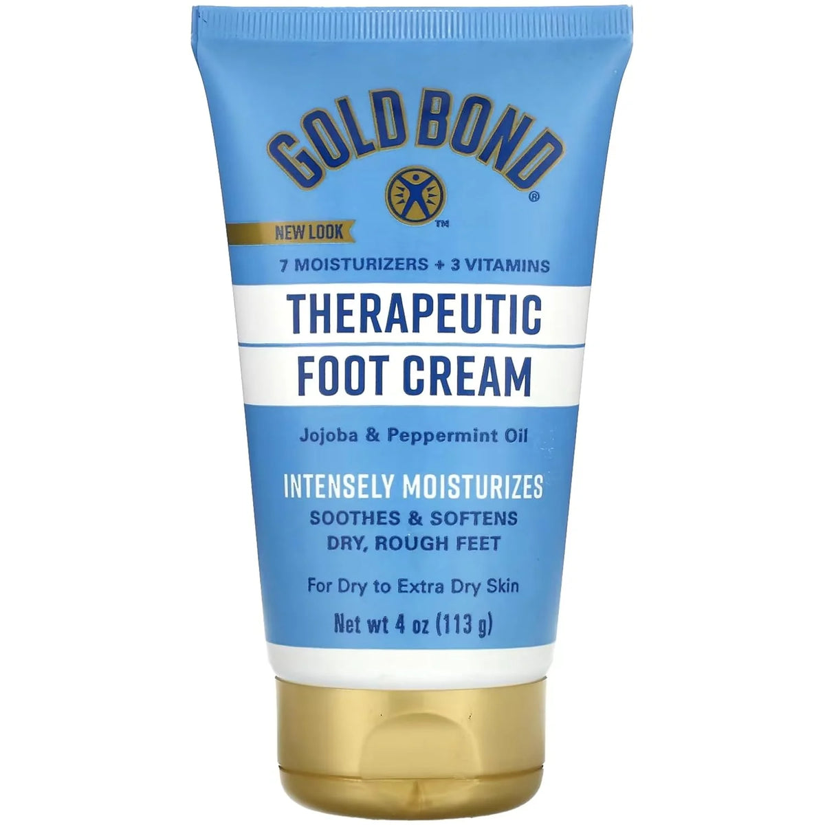 Gold Bond Foot Cream Triple Action 4 Ounce (2 Pack)