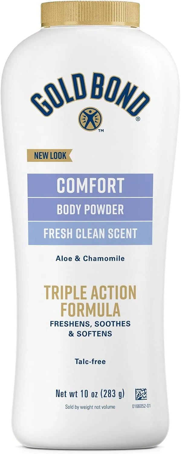 Gold Bond Comfort Body Powder, Body Powder for Men and Women, 10 Oz