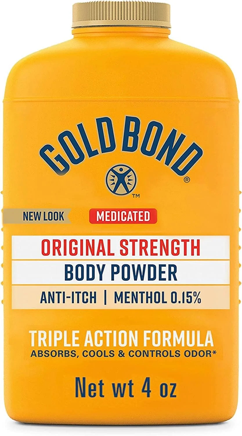 Gold Bond Medicated Original Strength Body Powder, 4 Oz., Talc-Free