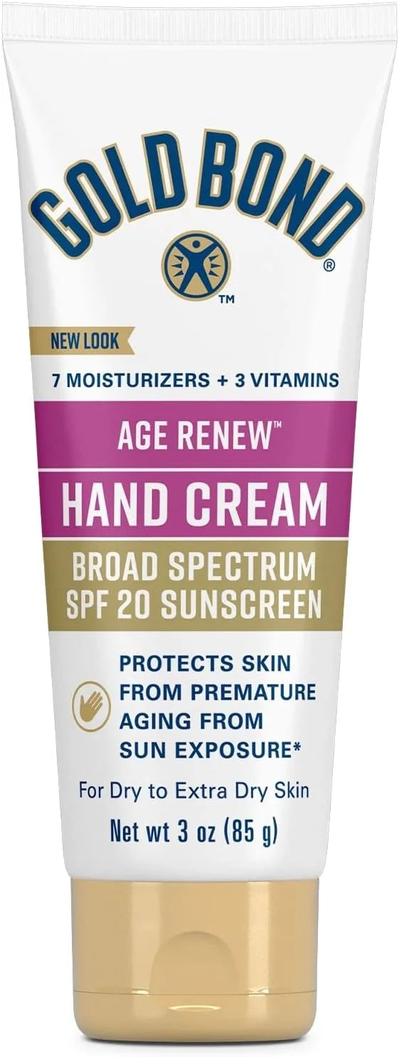 Gold Bond Ultimate Age Defense Hand Cream 3 oz., with Broad Spectrum SPF 20 Sunscreen