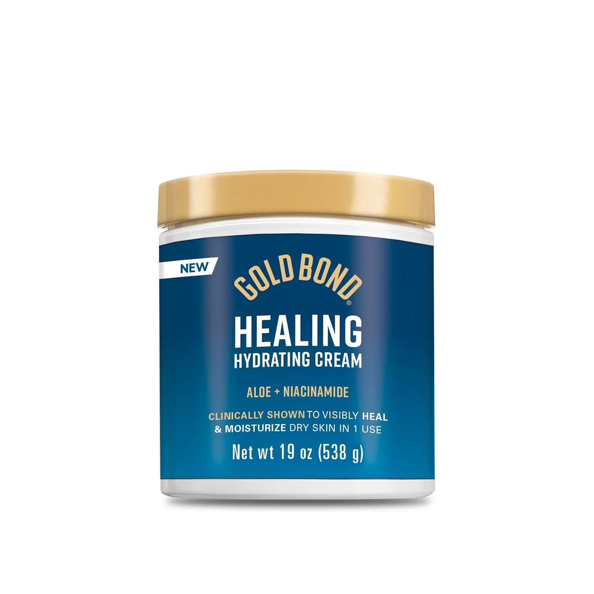 Gold Bond Healing Hydrating Body & Face Cream Jar 19oz