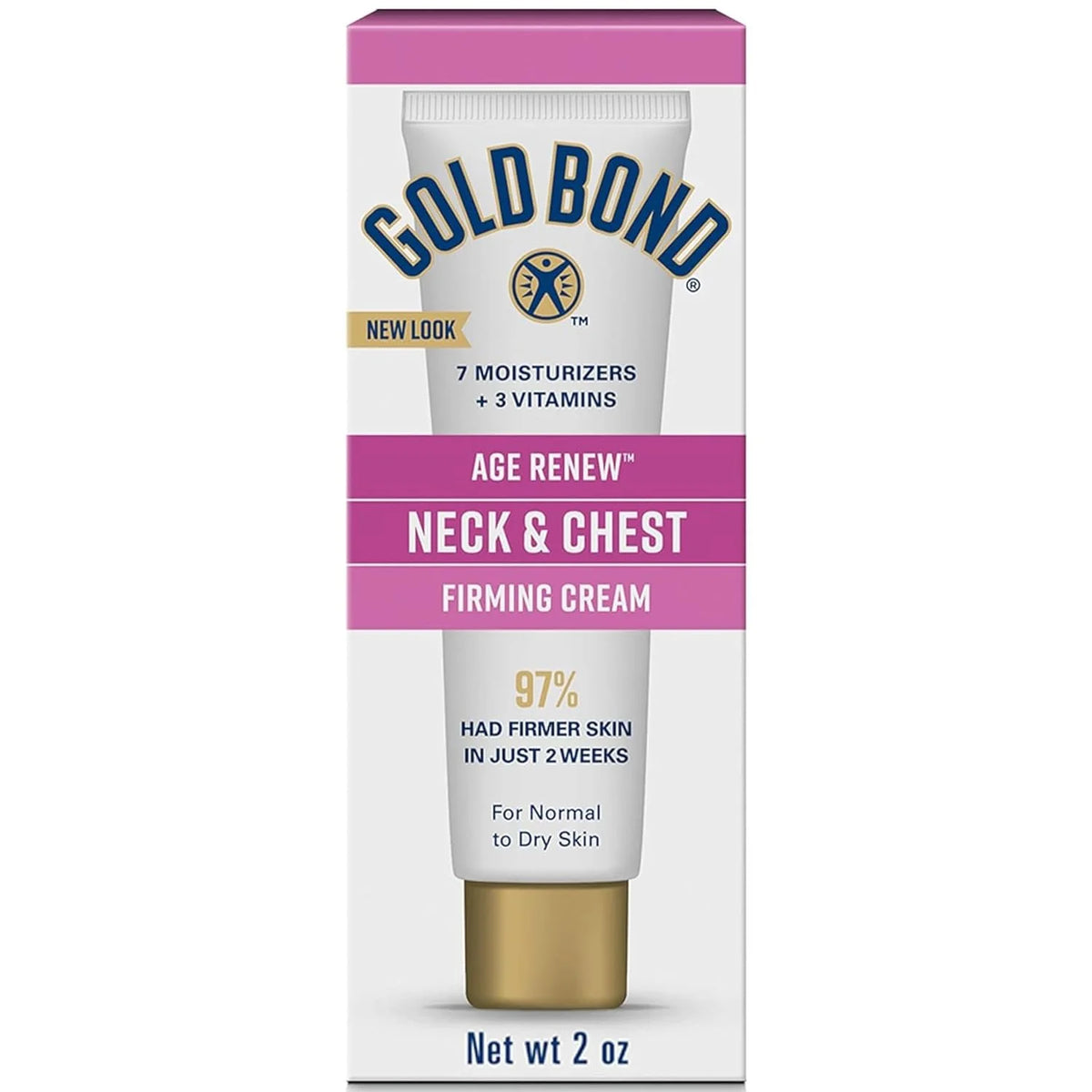 Gold Bond Ultimate Firming Neck & Chest Cream, 2 Oz (3 Pack) by Gold Bond