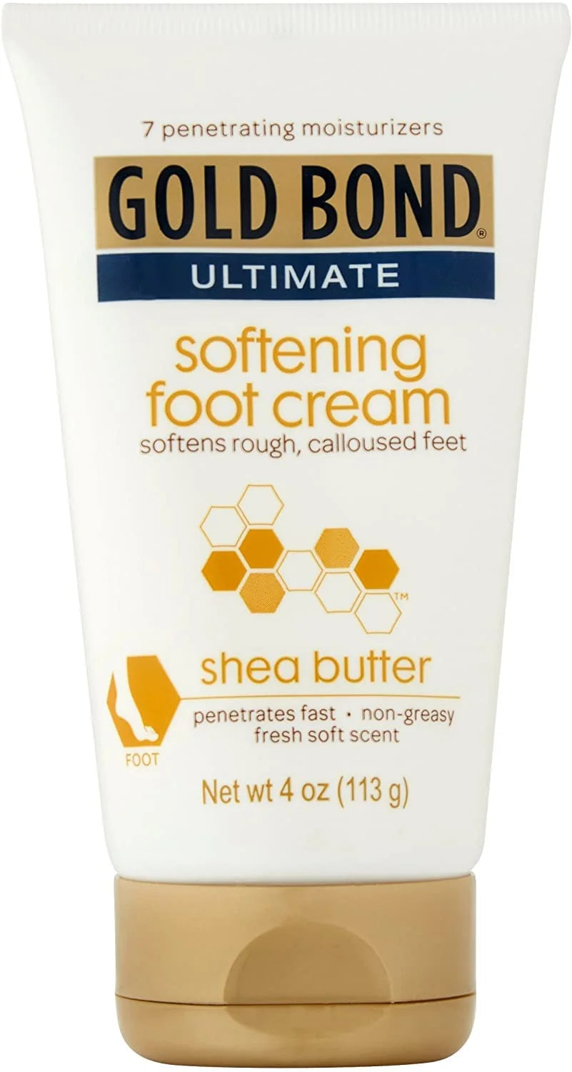 Gold Bond Ultimate Softening Foot Cream 4 oz (Pack of 10)