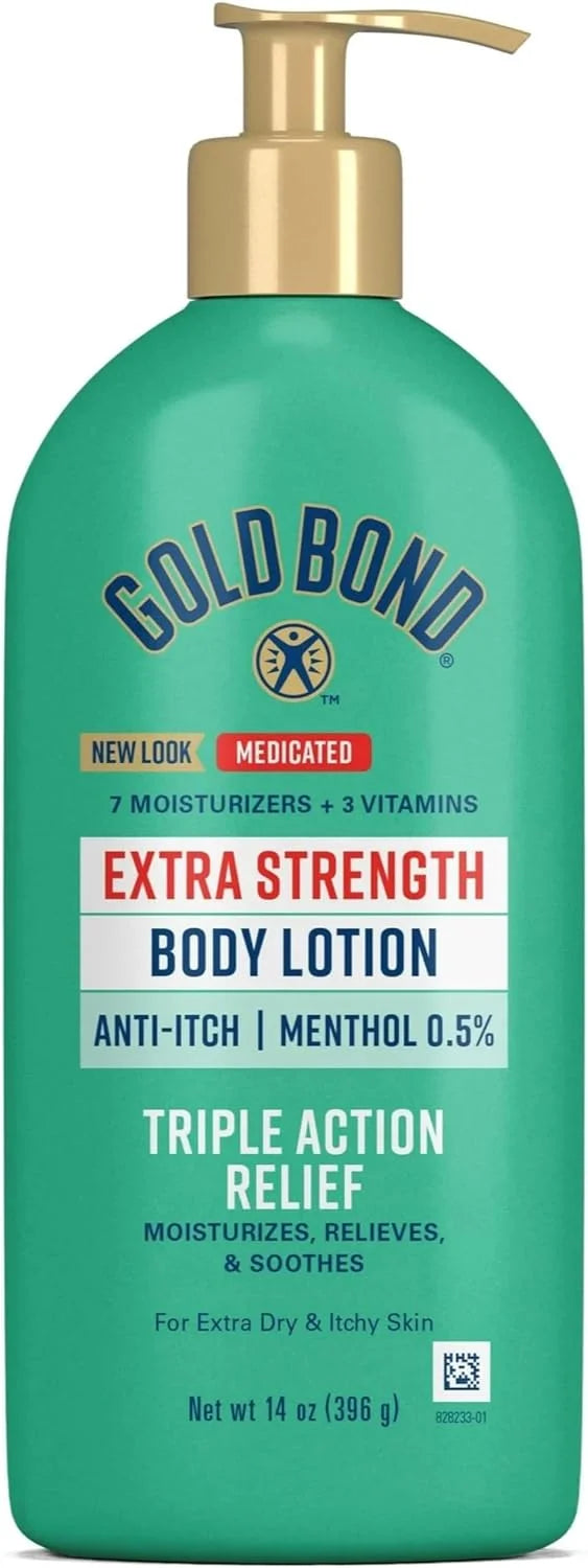 Gold Bond Medicated Body Lotion Extra Strength, 14 Ounce