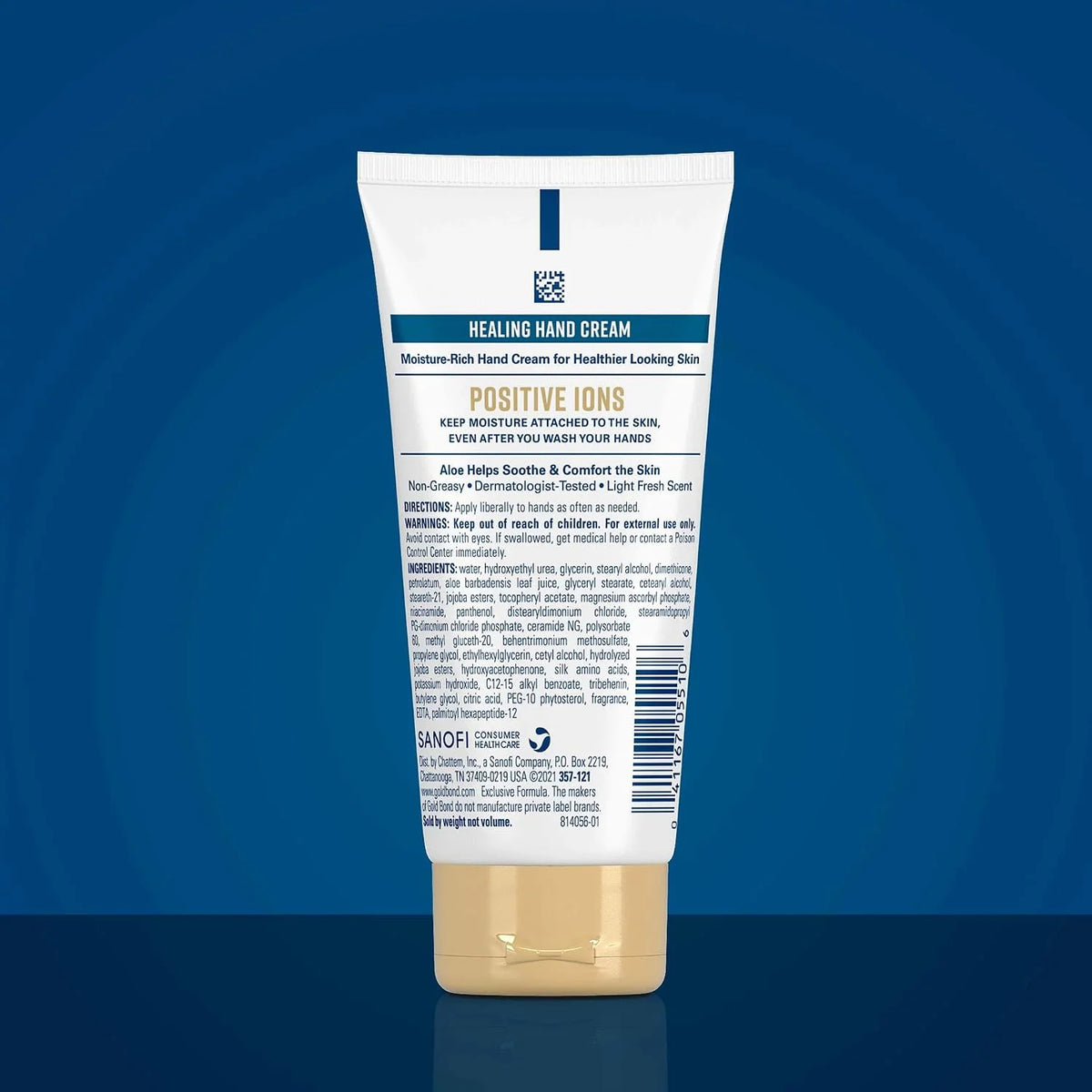 Gold Bond Healing Hand Cream for Women & Men, 3 Oz, With Aloe, Pack of 6