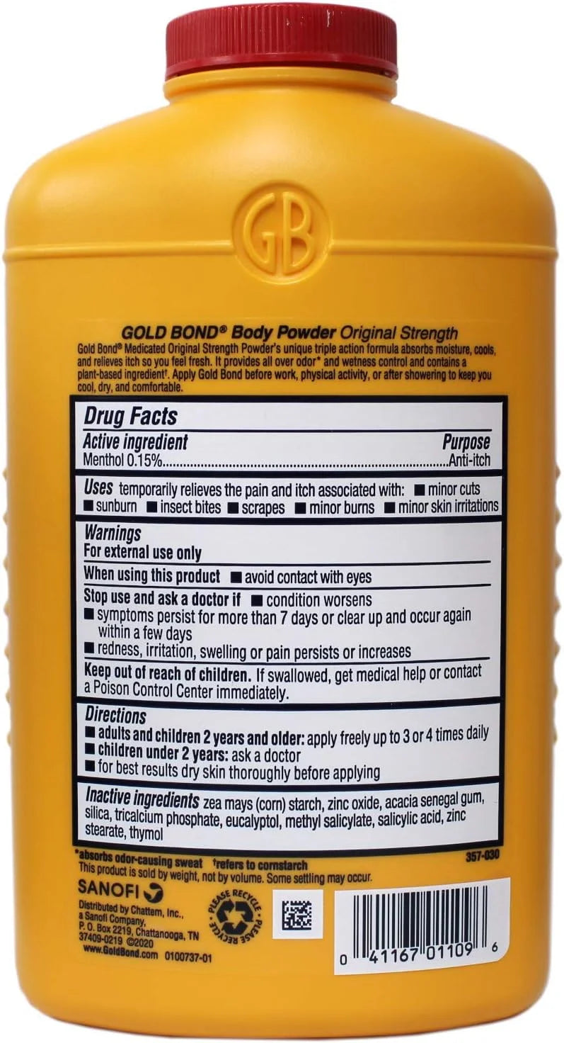 Gold Bond Med Pwdr Size 10z Gold Bond Medicated Powder Triple Action Relief