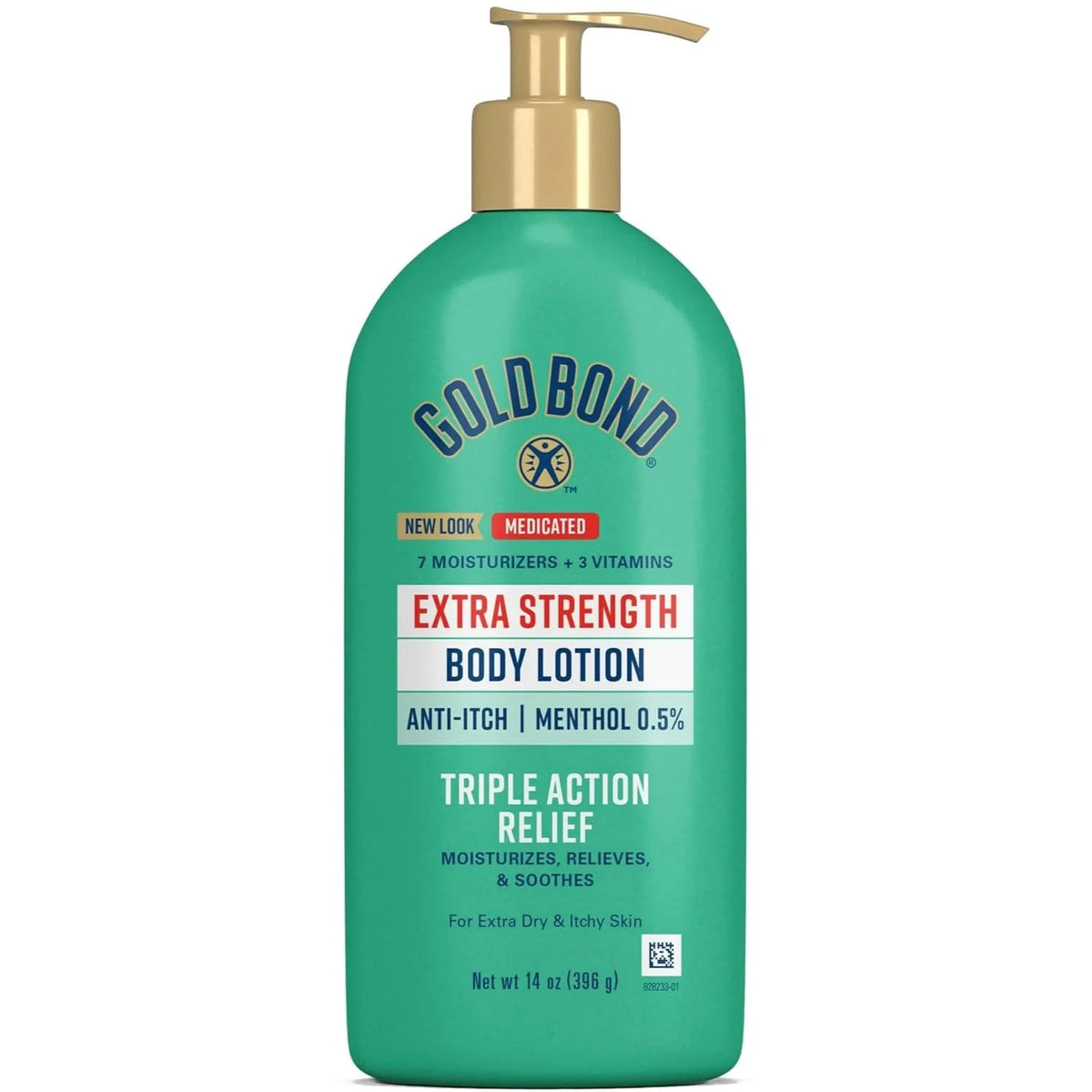 Gold Bond Body Lotion Extra Strength Medicated 14 Ounce (Pack of 6)